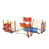 CW-0065 - Junior Ninja Climbing Playground Equipment  - Ages 5  to 12 yr  - Back