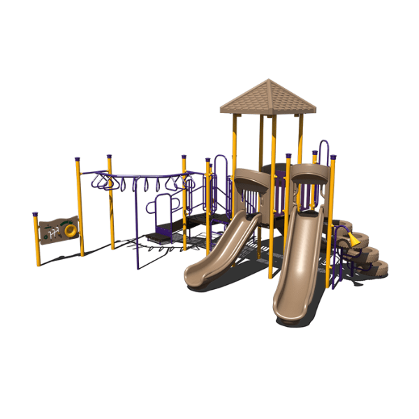 CW-0067 - Speedway City Commercial Playground Set - Ages 5 to 12 yr - Front