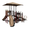 CW-0071 - Fun Base School Playground Structure - Ages 2 to 12 yr -  Back