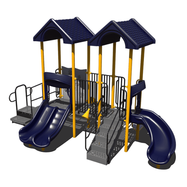 CW-0072 - Double Play Daycare Playground Equipment - Ages 2 to 5 yr - Front