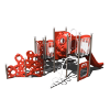 CW-0088 - Swamp Slide Commercial Playground Equipment - Ages 5 to 12 yr - Back - Adventure