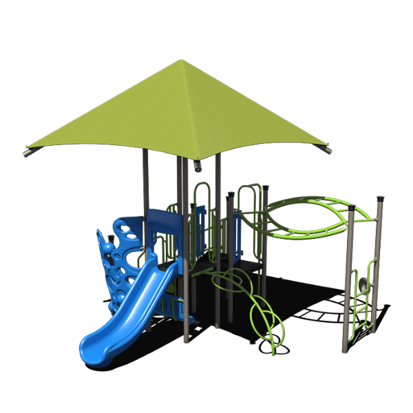 CW-0091 - Under and Over HOA Playground Equipment - Ages 2 to 12  yr - Front - Spring Storm