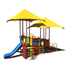 CW-0096 - Sky High Playset School Playground Equipment - Ages 2 to 12 yr - Circus - Back