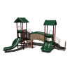 CW-0097 - Bridge to Fun Elementary School Playground Equipment - Ages 2 to 12  yr - Back - Forest