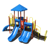 CW-0099 - Kiddie Kingdom Preschool Playground Equipment - Ages 2 to 5 yr - Front - Circus