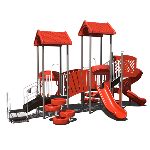 CW-0101 - Urban Vibes Commercial Playground Equipment - Ages 2 to 12  yr - Front - Adventure