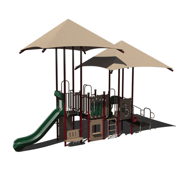 CW-0103 - Shady Oasis Elementary School Playground Equipment - Ages 2 to 12 yr - Front