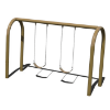 TFR3501XX - 1-Bay Arch Playground Swing Set  - Quick Ship - 2 - 12 age - Beige