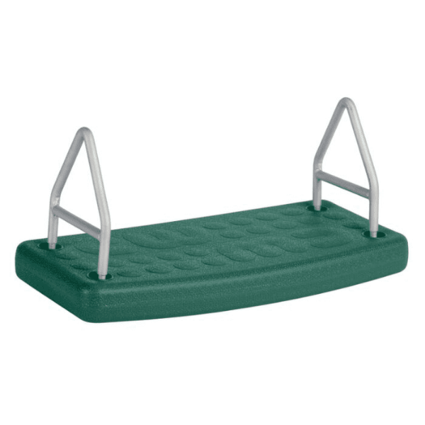 S-17 - Molded Flat Playground Swing Seat  - Ages 2 to 12 yr - Green