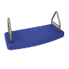 S-17 - Molded Flat Playground Swing Seat  - Ages 2 to 12 yr - Blue