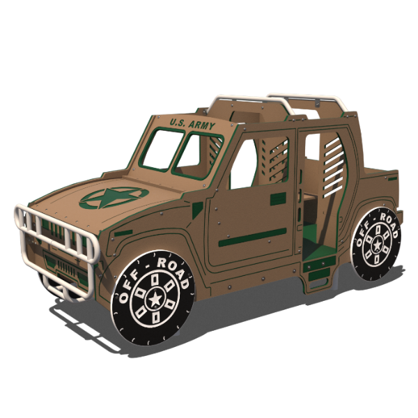 49222 - R-Town Offroad Vehicle Commercial Grade Playground Equipment - Ages 2 to 5 yr - Front