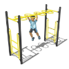 AFR0105XX - Loop Rung Overhead Playground Freestanding Playground Climber - Ages 5 to 12 yr 