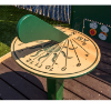 RECF0051XX - Recycled Plastic Sun Dial Playground Equipment for Schools- All Ages