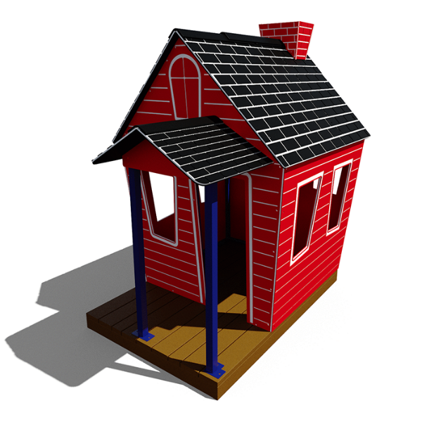47508 - R-Town Cottage Outdoor Playhouse made from Polyethylene - Ages 2 to 5 yr