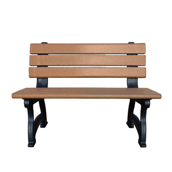 Picture of Aspen Recycled Plastic Bench with Back, 4ft., 6ft., or 8ft.