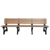 Picture of Aspen Recycled Plastic Bench with Back, 4ft., 6ft., or 8ft.