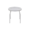 A18 - St. Maarten II Straight Acrylic Round Side Table