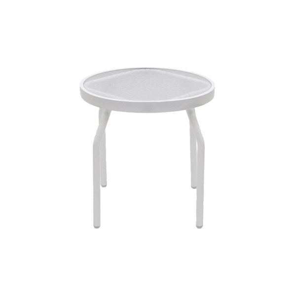 A18 - St. Maarten II Straight Acrylic Round Side Table