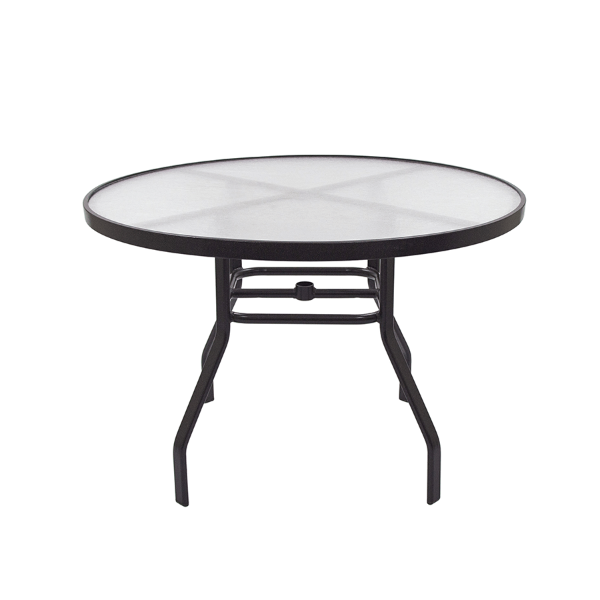 AR42 - Resort Acrylic Round Patio Dining Table