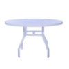 AW42 - Waterfront Acrylic Round Patio Dining Table