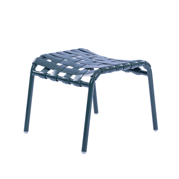 C15B - St. Maarten II Crossweave Vinyl Patio Ottoman