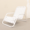 C40B - St. Maarten II Crossweave Vinyl Sand Chair - White
