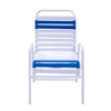C50 - St. Maarten II Vinyl Poolside Dining Chair - Front