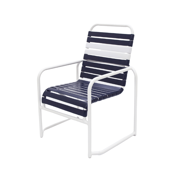 C55 - St. Maarten II Vinyl Dining Sled Base Chair