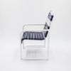 C55 - St. Maarten II Vinyl Dining Sled Base Chair - Side