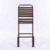 C75 - St. Maarten II Vinyl Armless Patio Bar Chair - Front