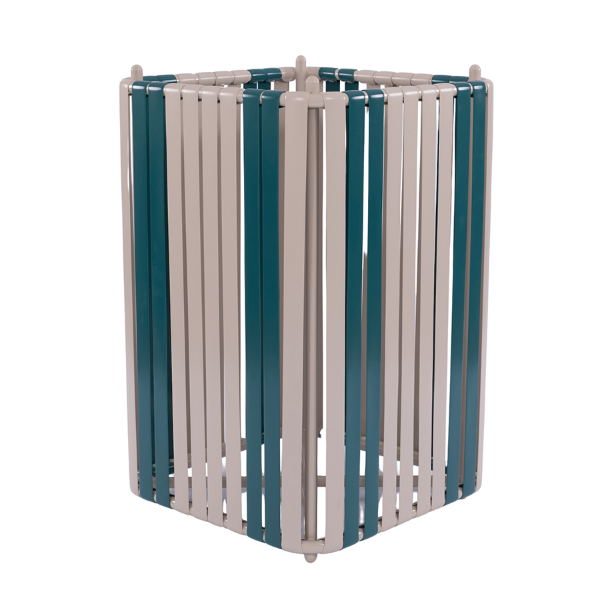 C99 - St. Maarten II Vinyl Trash Can Cover - No Trash Can Included