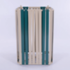 C99 - St. Maarten II Vinyl Trash Can Cover - No Trash Can Included - Front