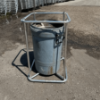 C99 - St. Maarten II Vinyl Trash Can Cover - No Trash Can Included - Without Straps