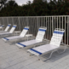 C120 - St. Maarten II 12 Inch Low Boy Vinyl Chaise Lounge - Lifestyle