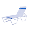 C140 - St. Maarten II 14 Inch Standard Vinyl Chaise Lounge