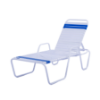 C145 - St. Maarten II 14 Inch Standard Vinyl Chaise Lounge