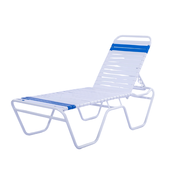 C160 - St. Maarten II 16 Inch Elevated Vinyl Chaise Lounge