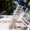 C160 - St. Maarten II 16 Inch Elevated Vinyl Chaise Lounge - Details