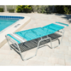 C200 - St. Maarten II 20 Inch Senior Vinyl Chaise Lounge - Flat