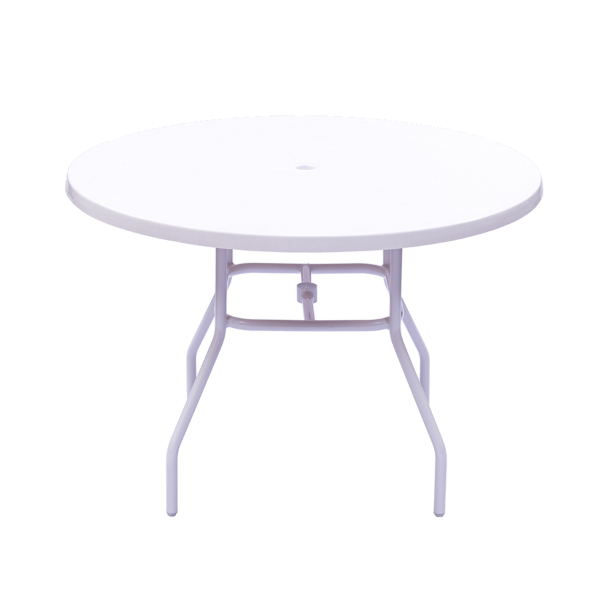 F36 - St. Maarten II Fiberglass Round Patio Dining Table