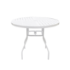 PTC36 - St. Maarten II Punched Aluminum Round Poolside Dining Table