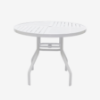 PTR36 - Resort Punched Aluminum Round Poolside Dining Table