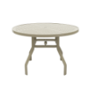 PTW42 - Waterfront Punched Aluminum Round Patio Dining Table