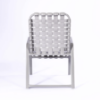 R50B - Resort Crossweave Vinyl Patio Dining Chair - Back