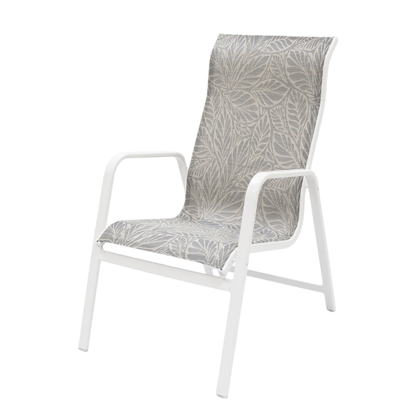 SR65 - Resort Sling Patio Dining Chair with High Back