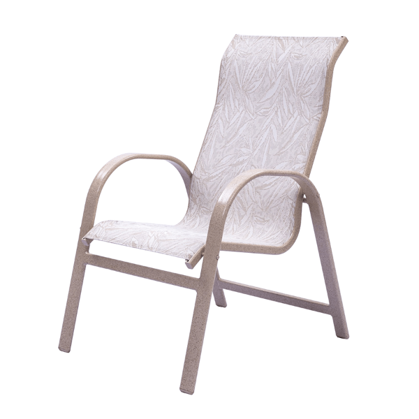 SW65 - Waterfront Sling Dining Chair with High Back