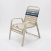 	W50 - Waterfront Vinyl Patio Dining Chair - With Custom Accents