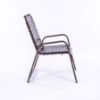 W50B - Waterfront Crossweave Vinyl Patio Dining Chair - Side