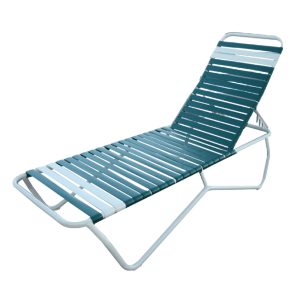 A-100 - Aruba Vinyl Stacking Chaise Lounge - Light Commercial Use