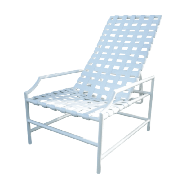 B-90 - Brazil Cross Strap Patio Recliner